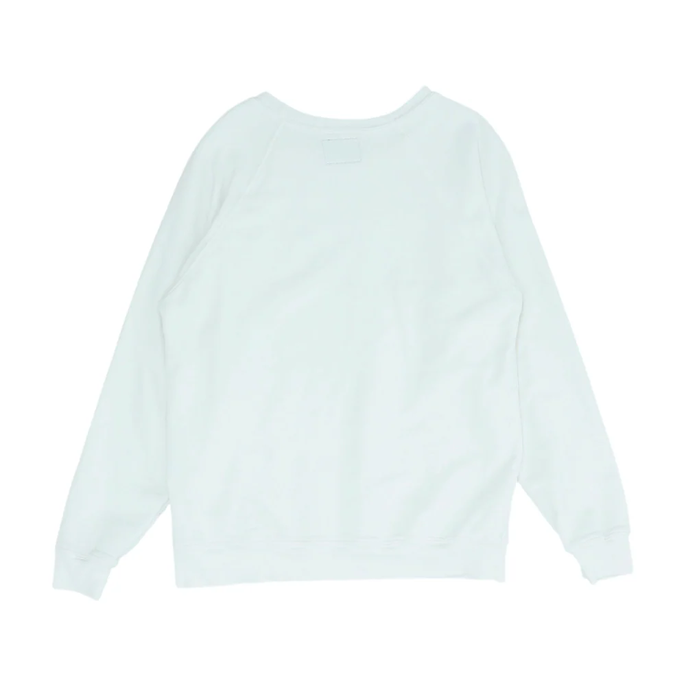 White Graphic Sweatshirt Pullover - Image 2