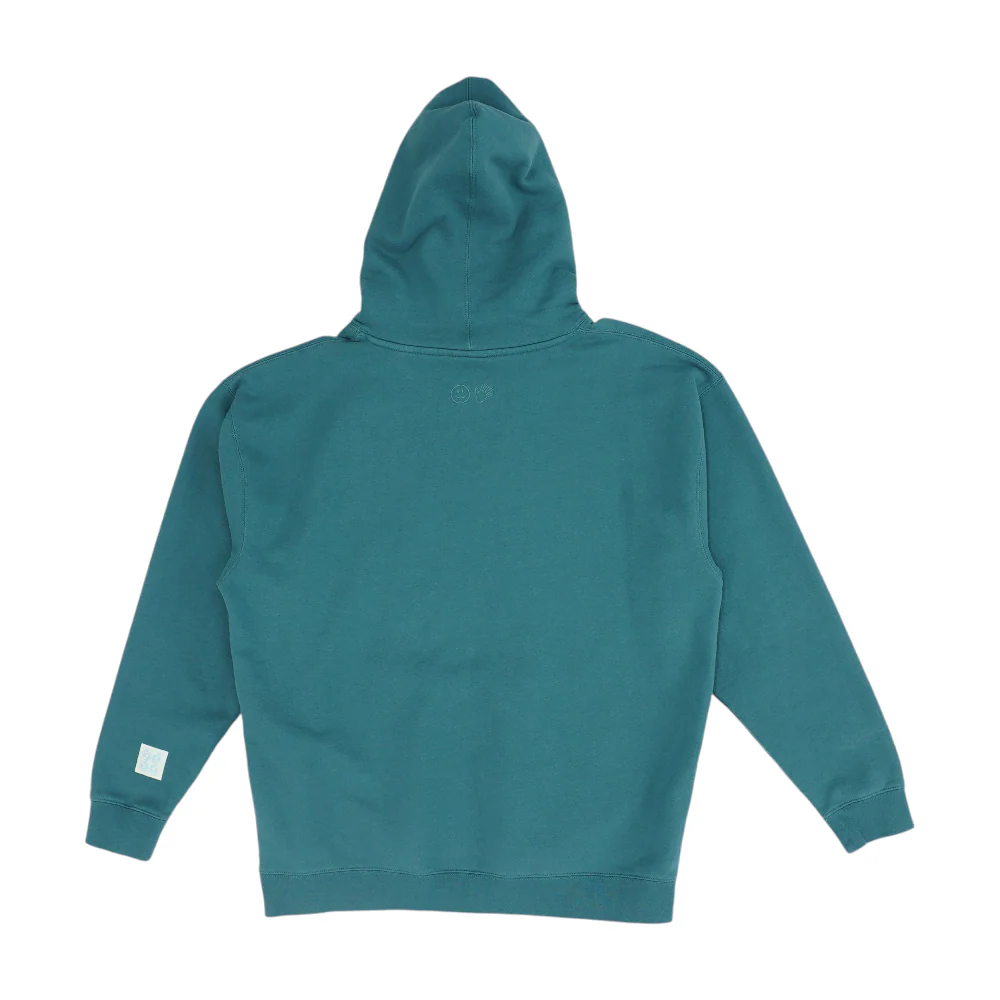 Green Solid Hoodie Pullover - Image 2