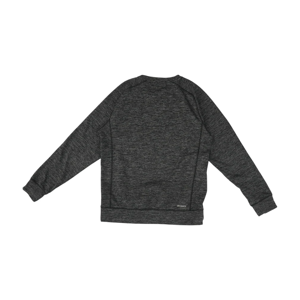 Gray Solid Sweatshirt Pullover - Image 2