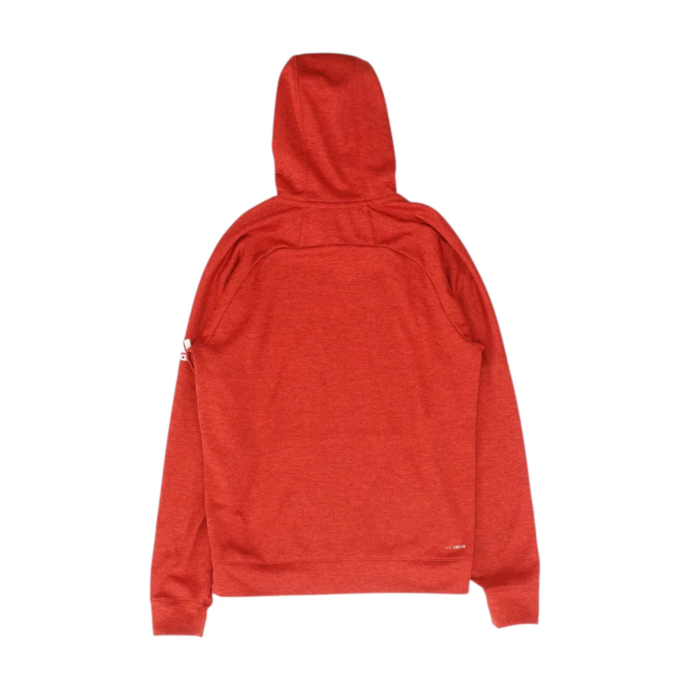 Red Solid Hoodie Pullover - Image 2