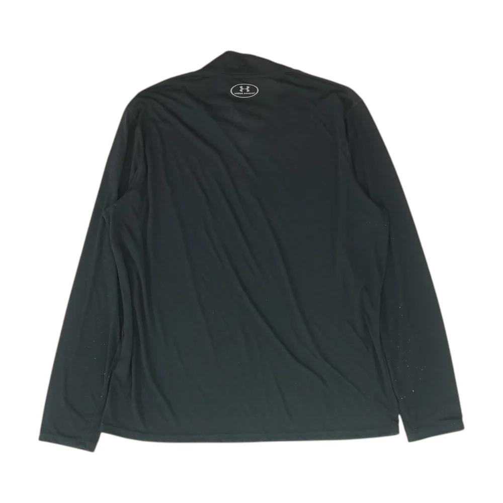 Black Solid 1/4 Zip Pullover - Image 2