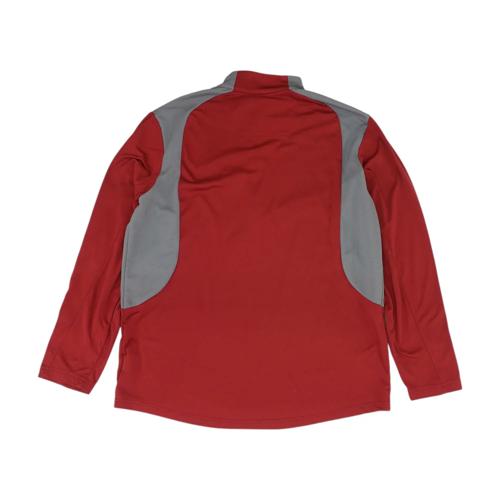 Red Color Block 1/4 Zip Pullover - Image 2