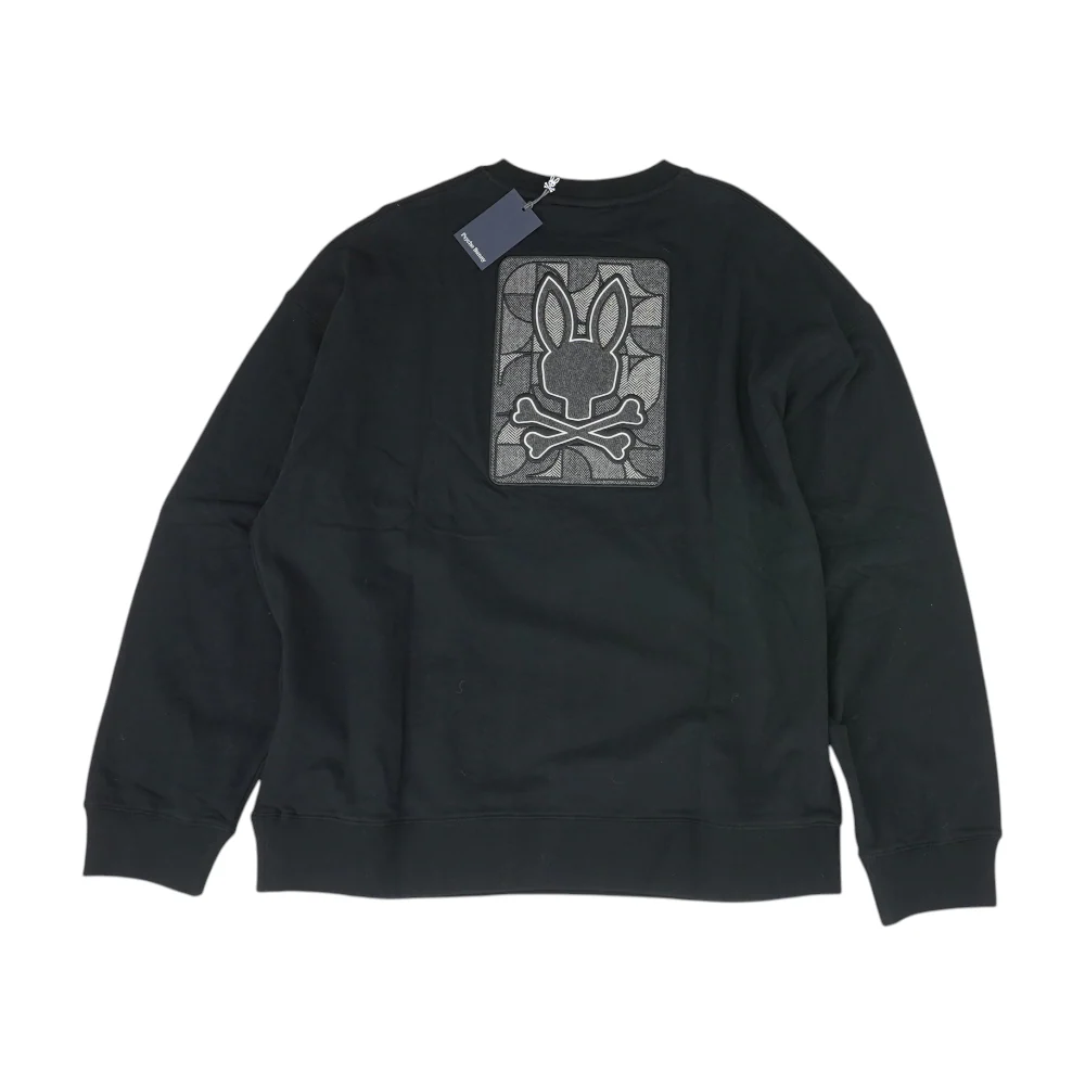 Black Solid Sweatshirt Pullover - Image 2