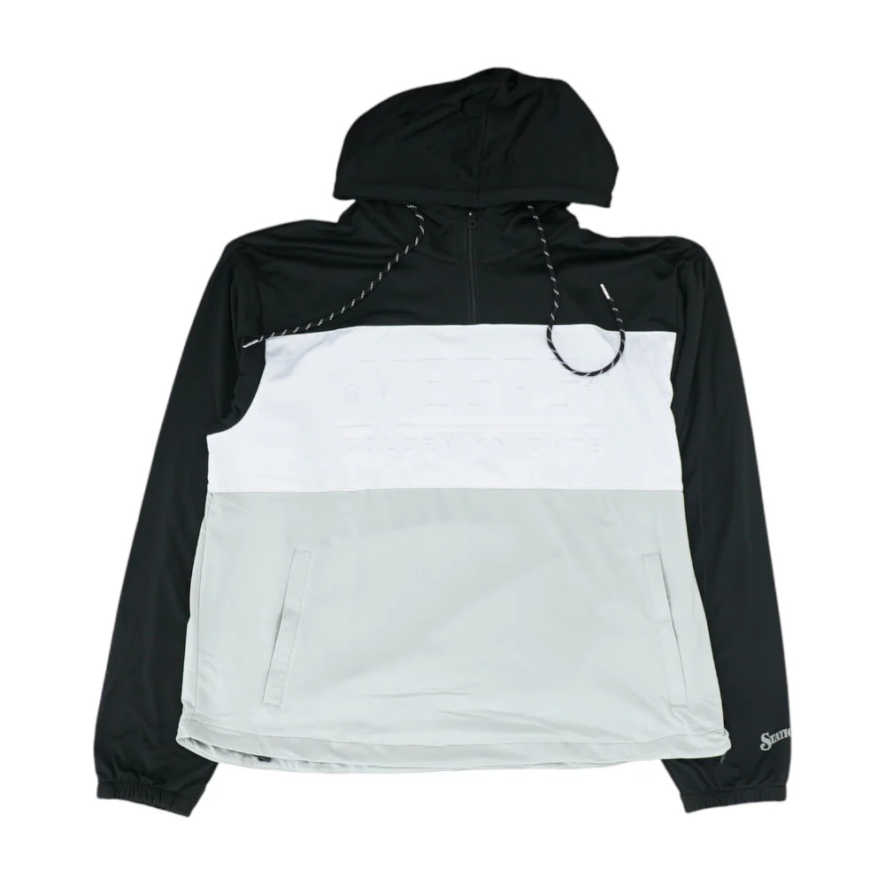 Multi Color Block Hoodie Pullover