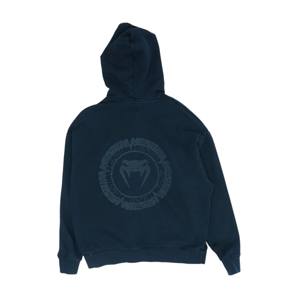 Black Solid Hoodie Pullover - Image 2