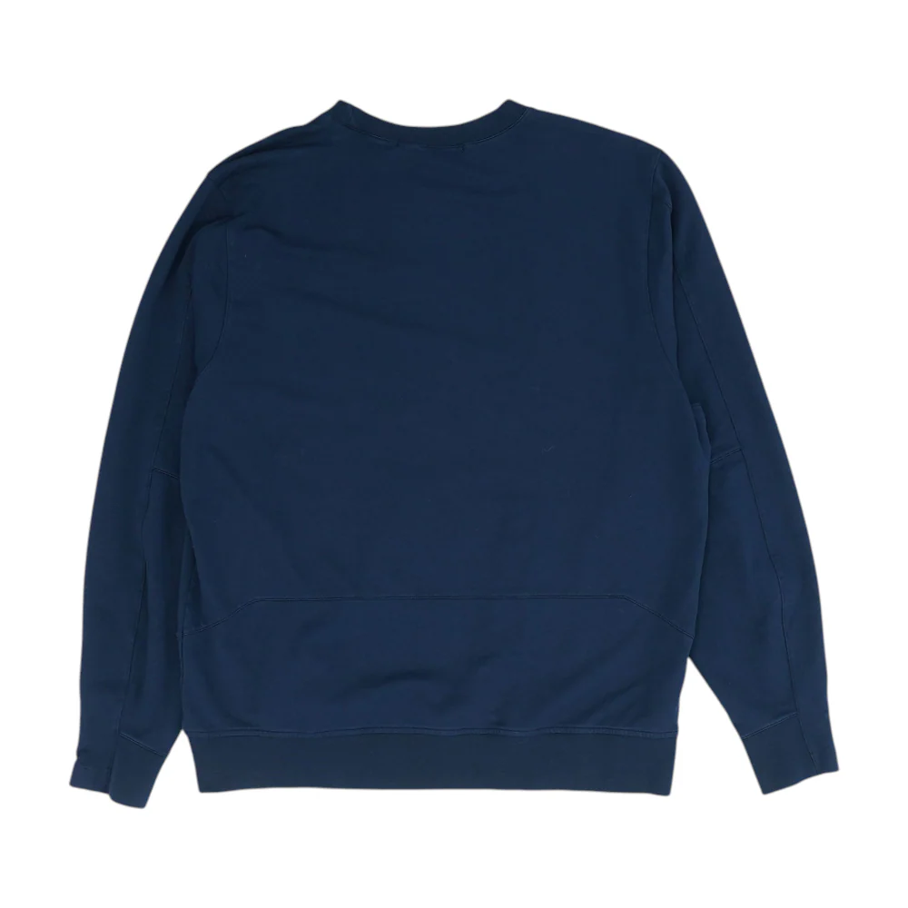 Navy Solid Sweatshirt Pullover - Image 2