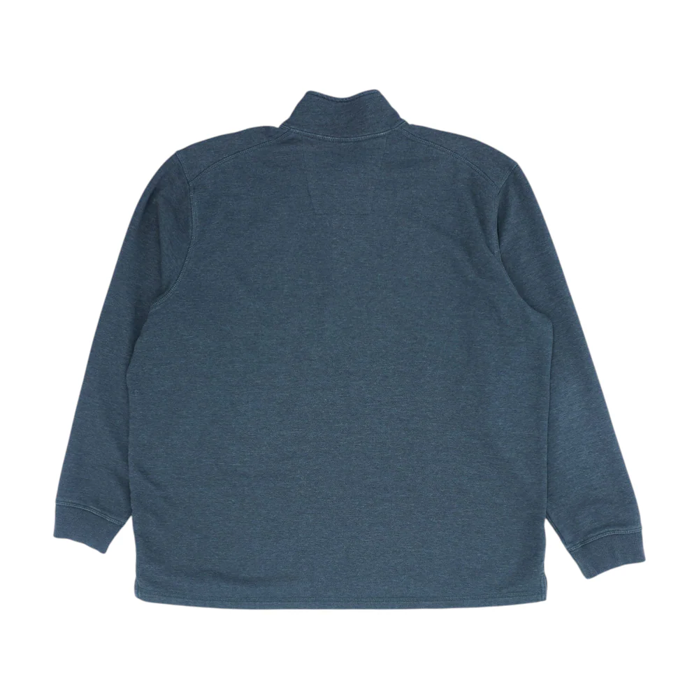Black Solid 1/4 Zip Pullover - Image 2