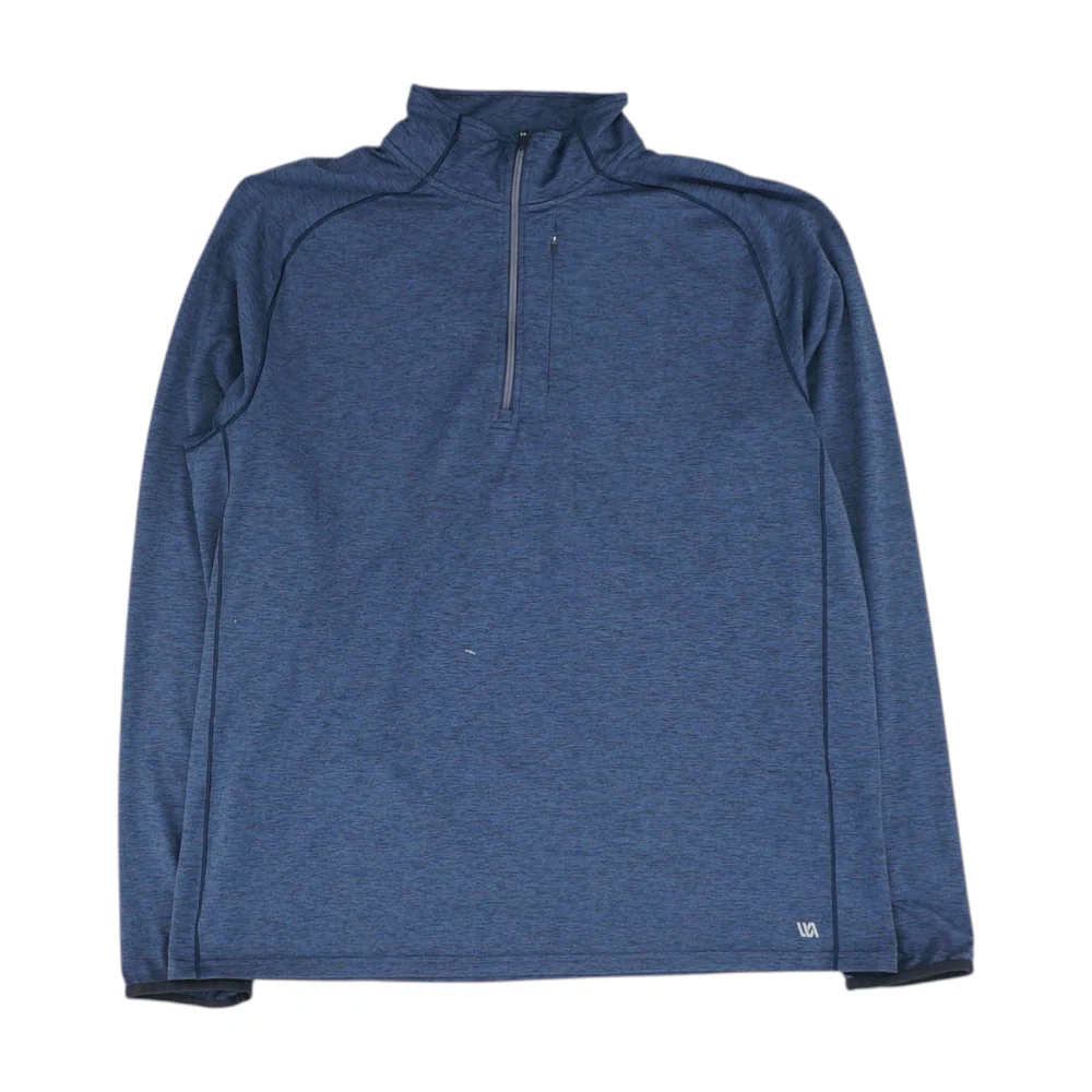 Navy Solid 1/4 Zip Pullover
