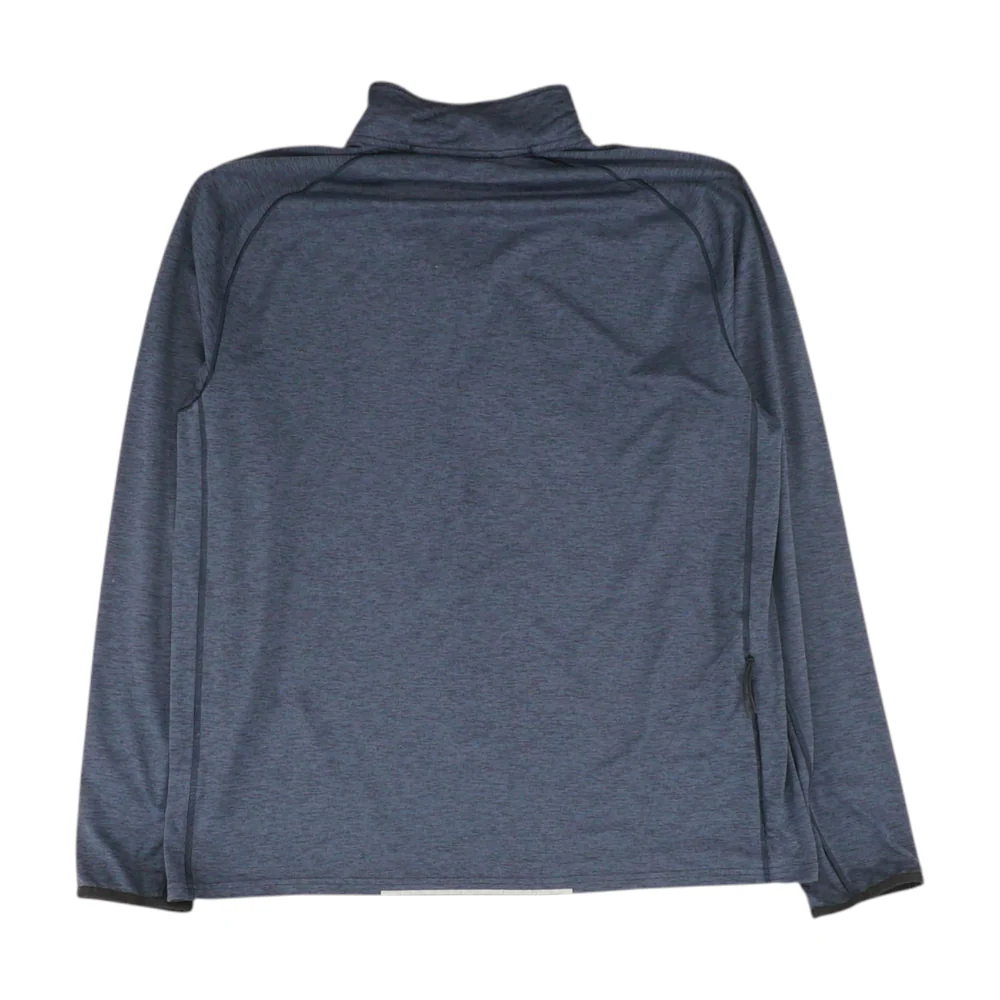 Navy Solid 1/4 Zip Pullover - Image 2