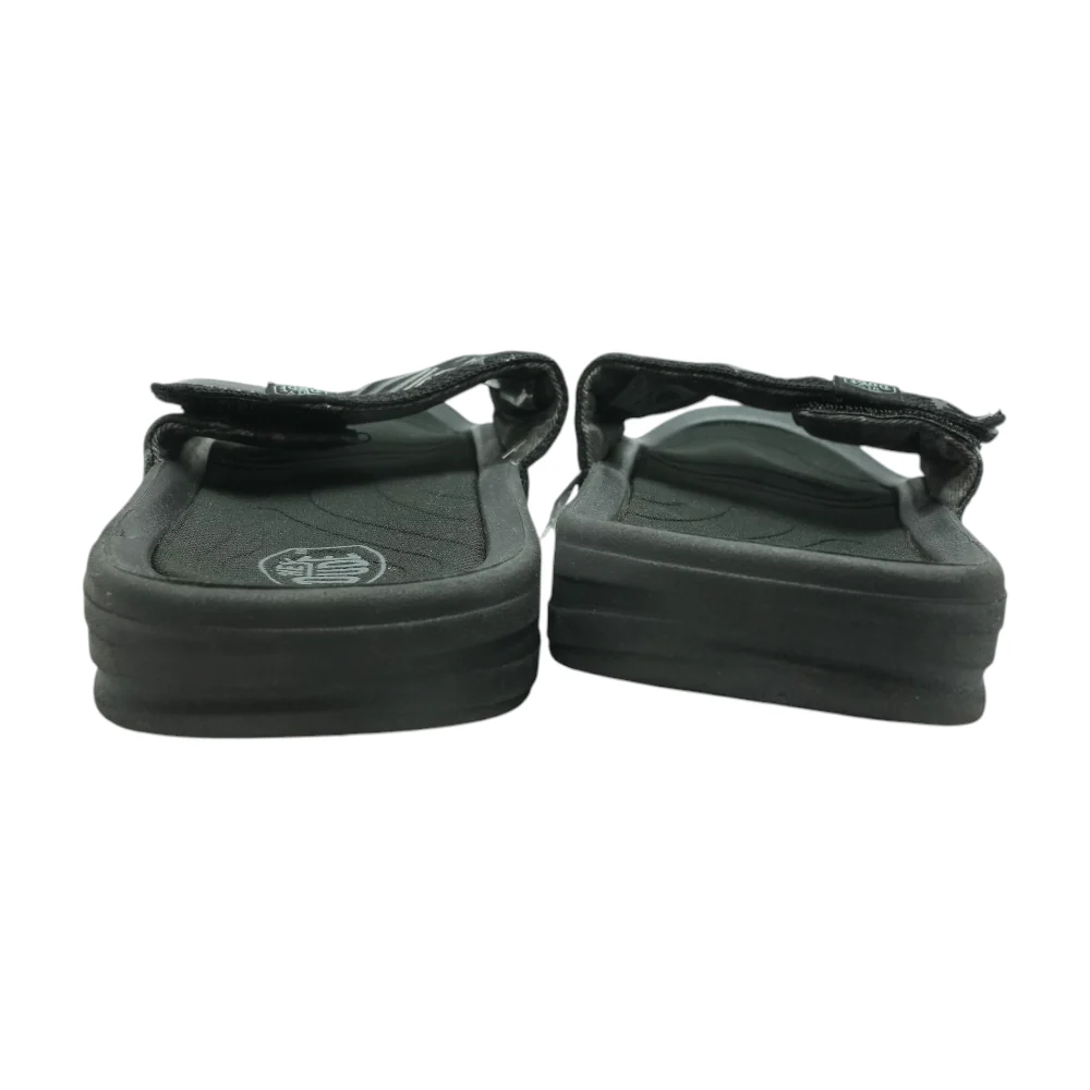 Black Sport Slide Sandals - Image 2