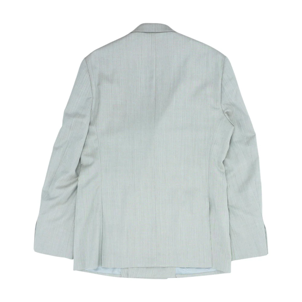Tan Solid Suit Jacket - Image 2