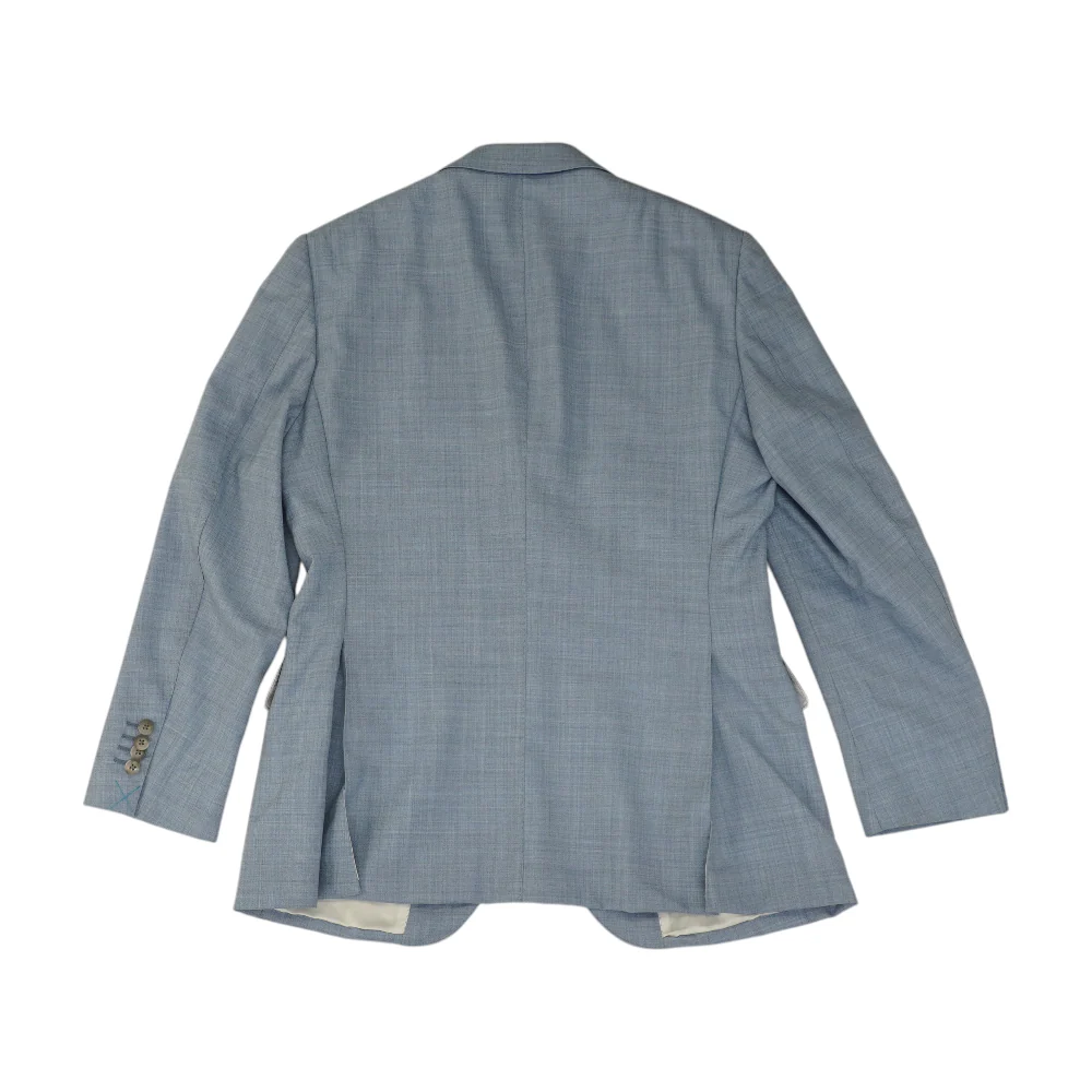 Blue Solid Sport Coat - Image 2