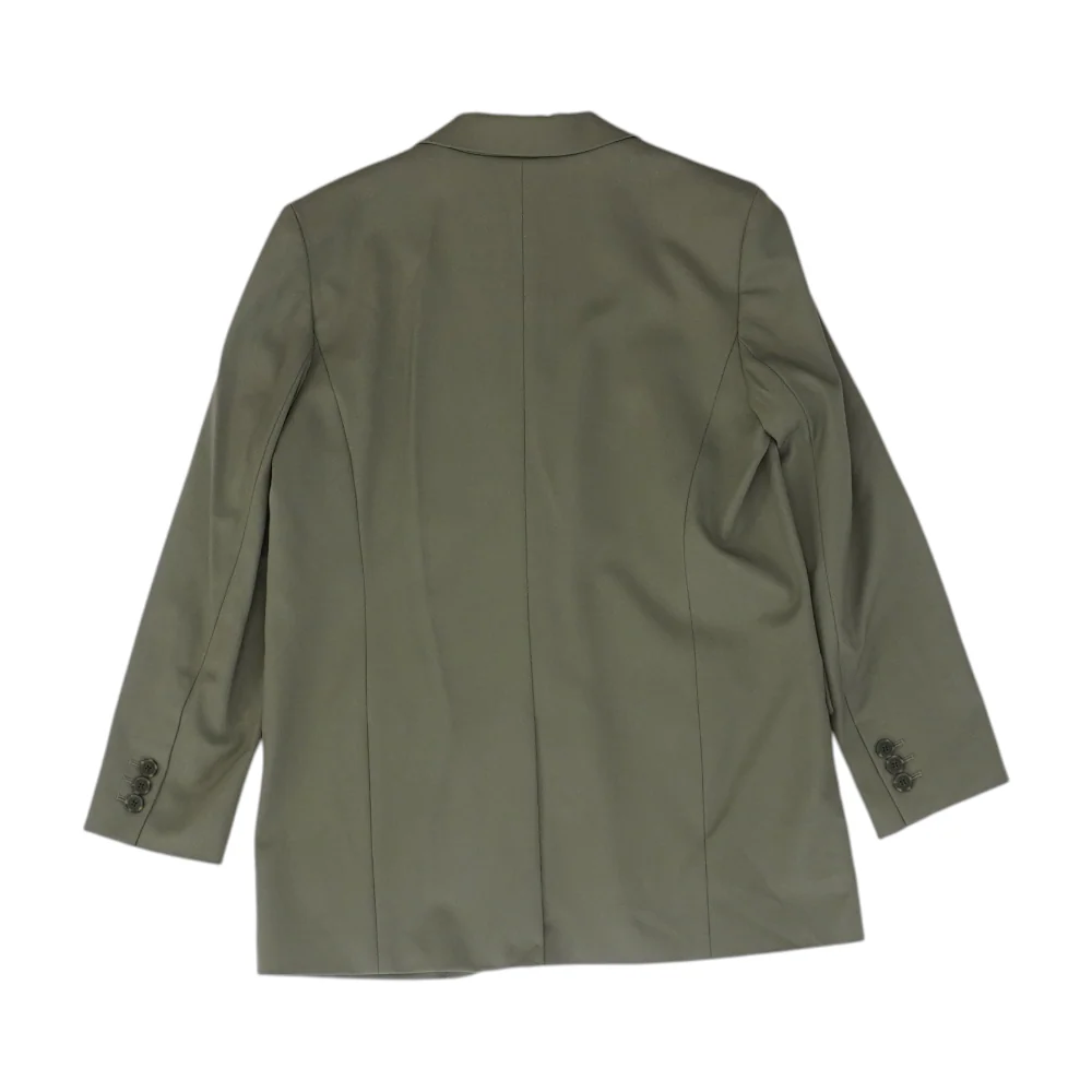 Olive Solid Sport Coat - Image 2