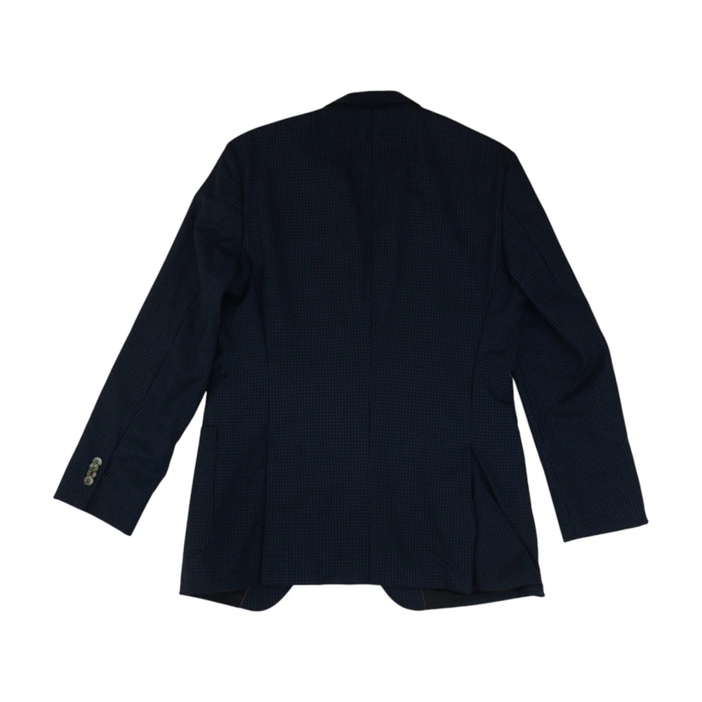 Navy Check Sport Coat - Image 2