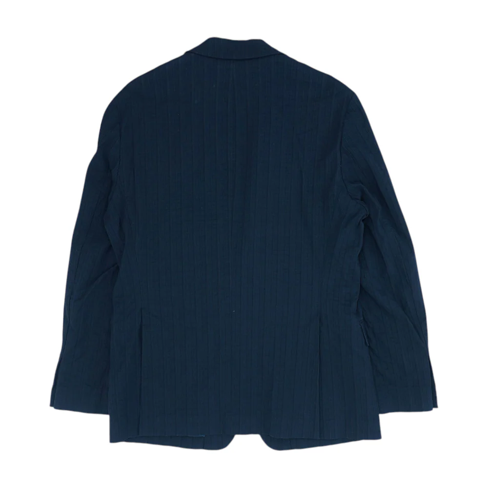Navy Solid Sport Coat - Image 2