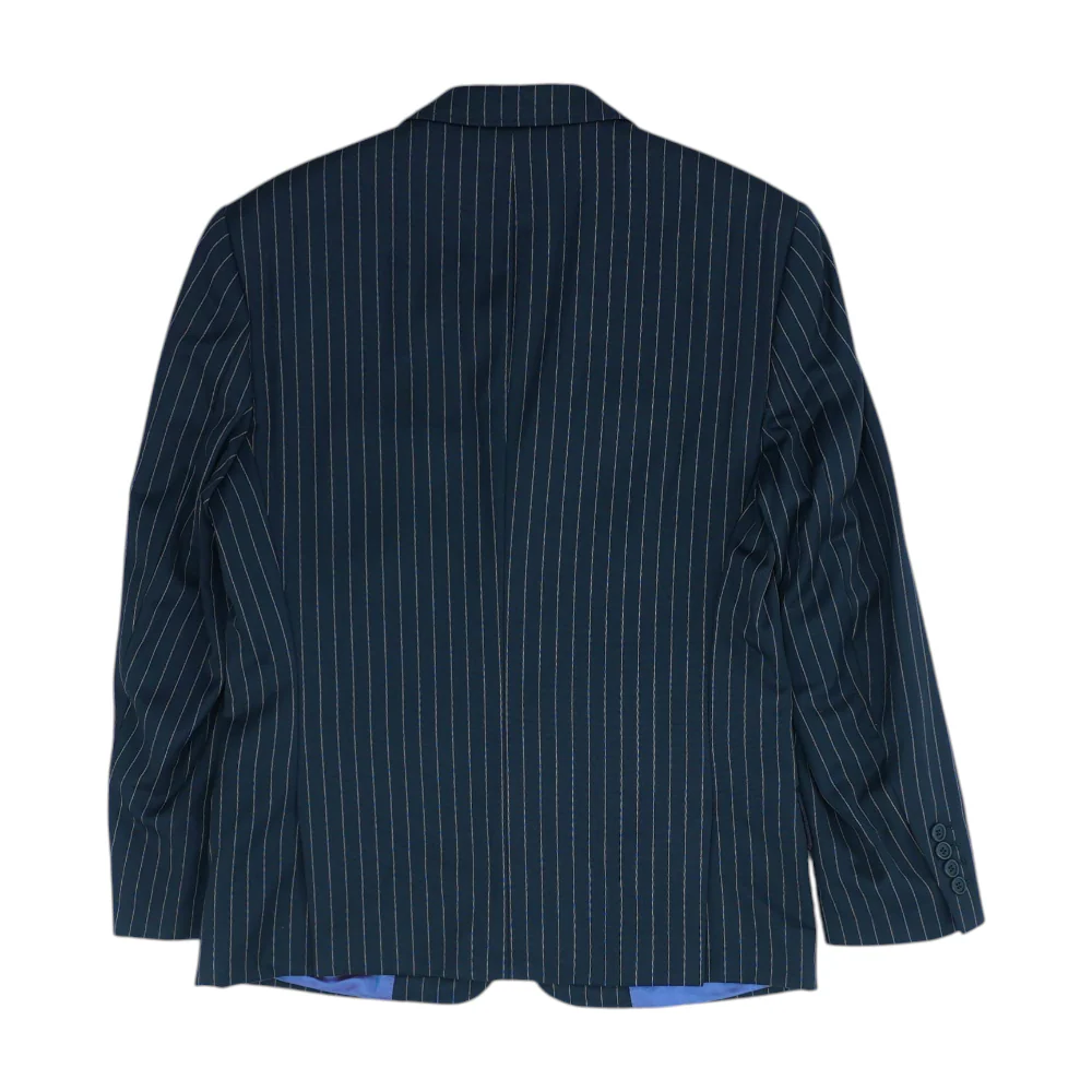 Black Striped Suit Jacket - Image 2