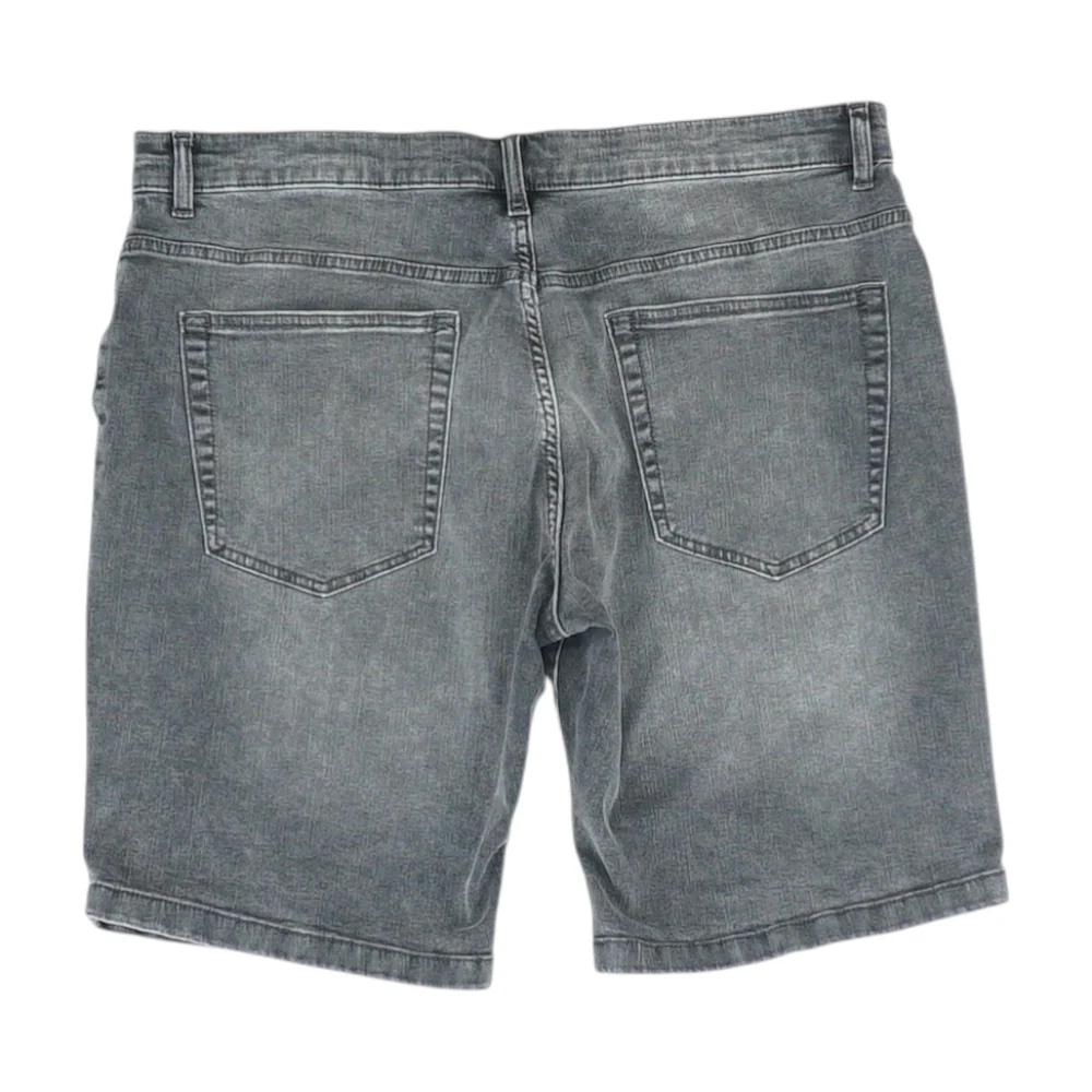 Black Denim Shorts - Image 2