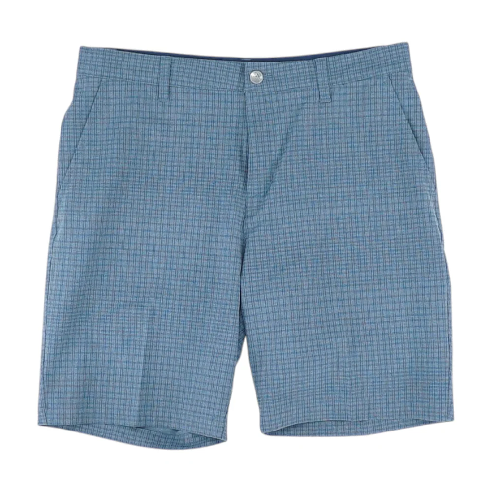 Blue Check Chino Shorts