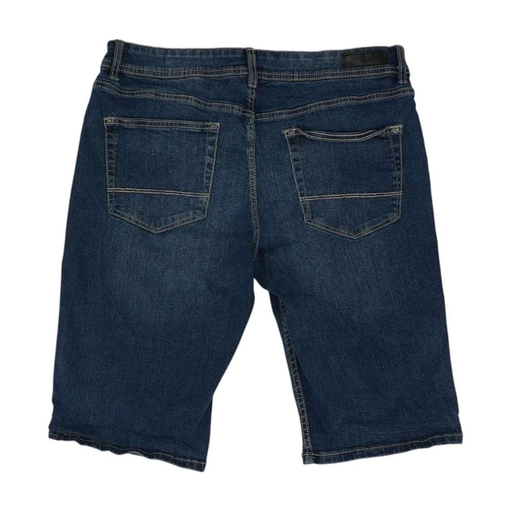 Navy Denim Shorts - Image 2