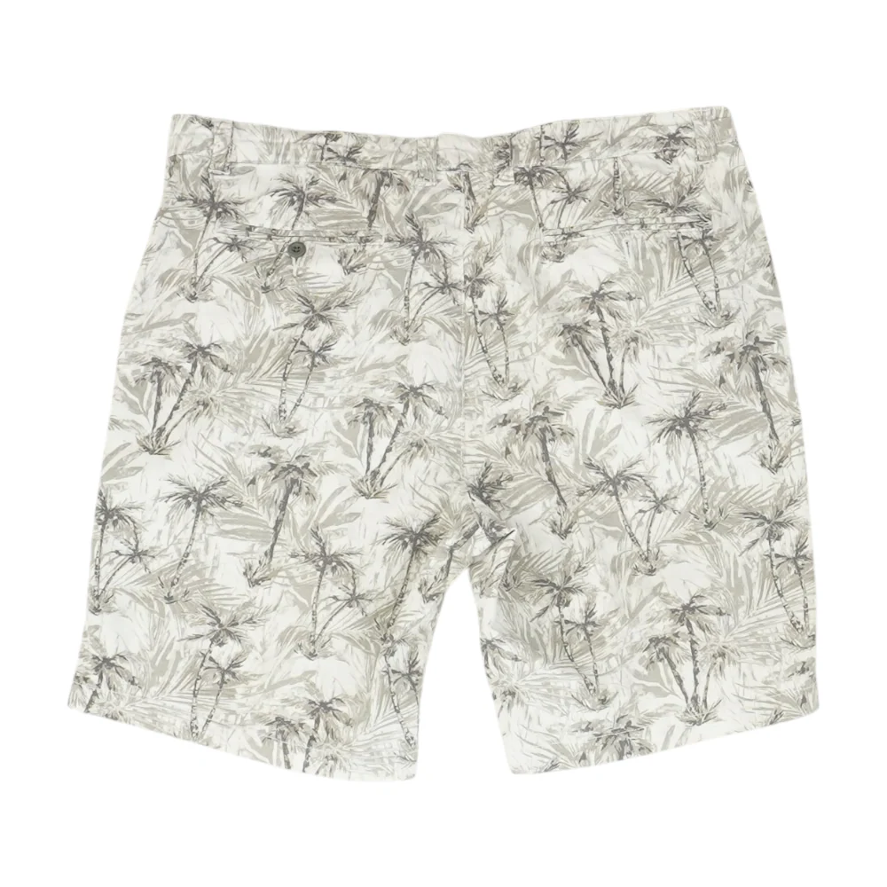 White Tropical Chino Shorts - Image 2