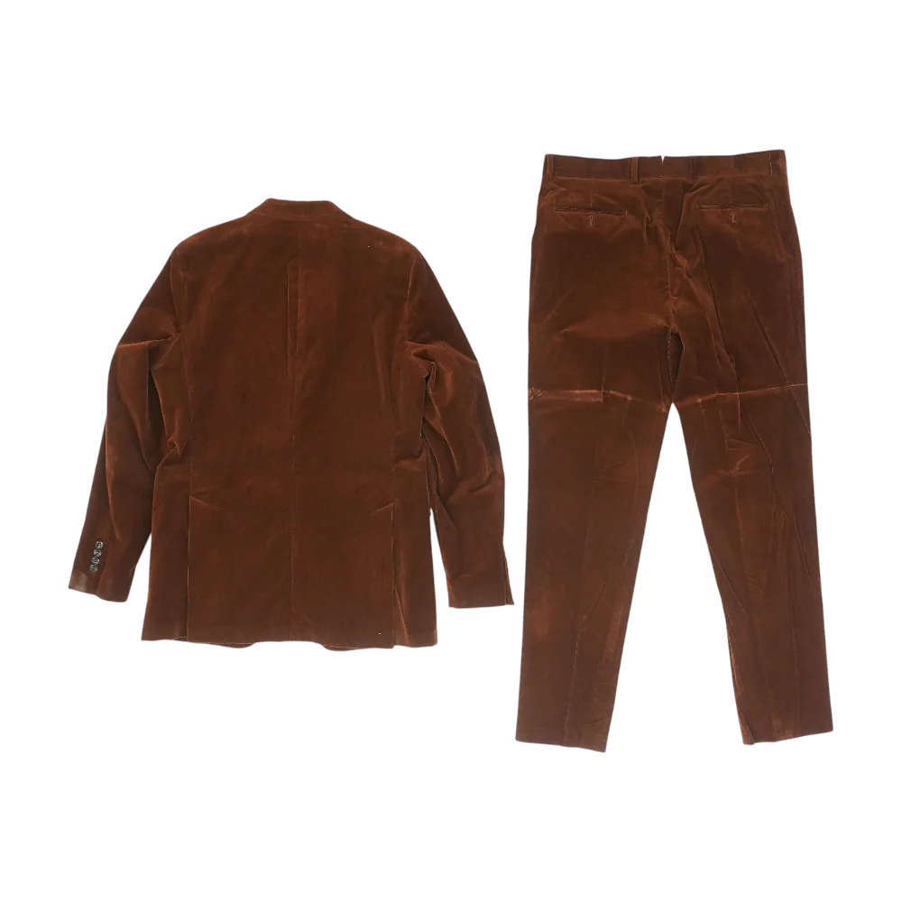 Brown Long Solid Suit - Image 2