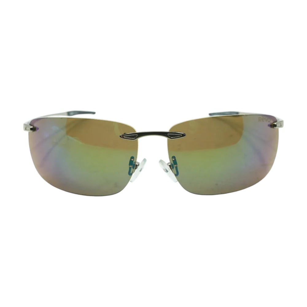 Silver Descend Z Rectangle Sunglasses - Image 2