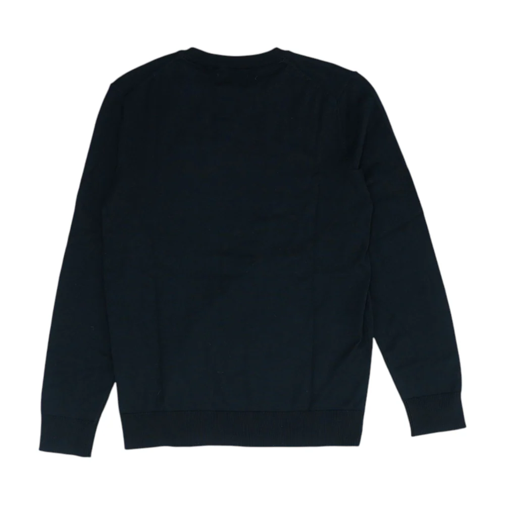 Black Solid Pullover Sweater - Image 2