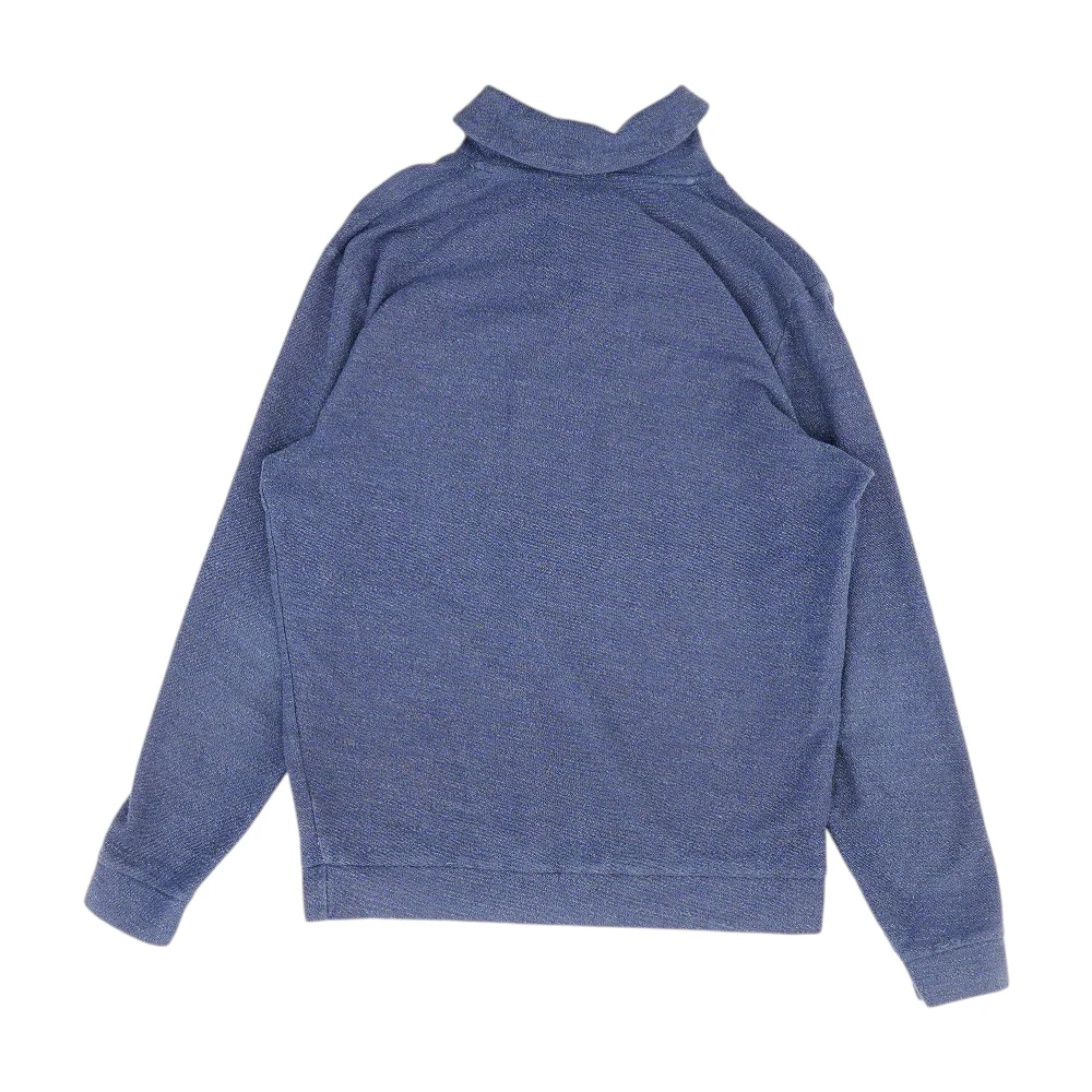 Blue Check 1/4 Zip Sweater - Image 5