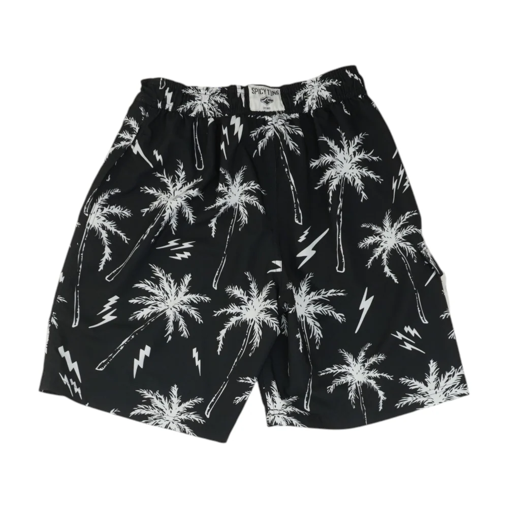Black Graphic Swim Bottom - Image 2