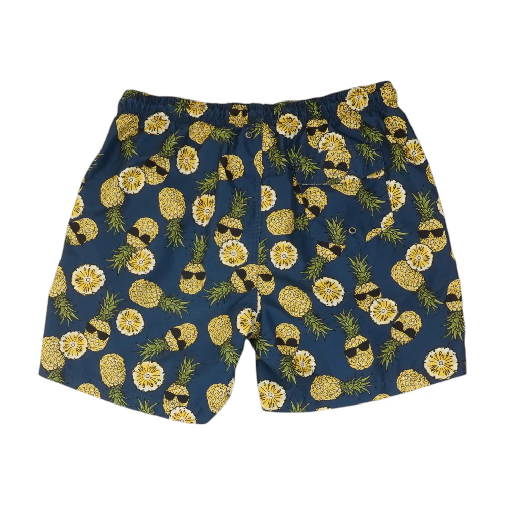Navy Graphic Swim Bottom - Image 2