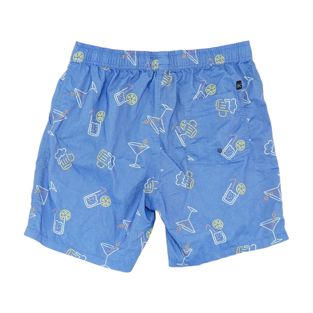 Blue Abstract Swim Bottom - Image 2