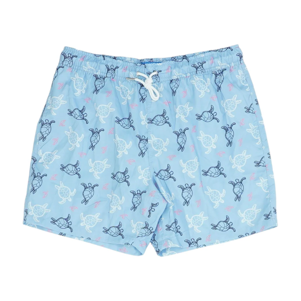 Blue Graphic Swim Bottom