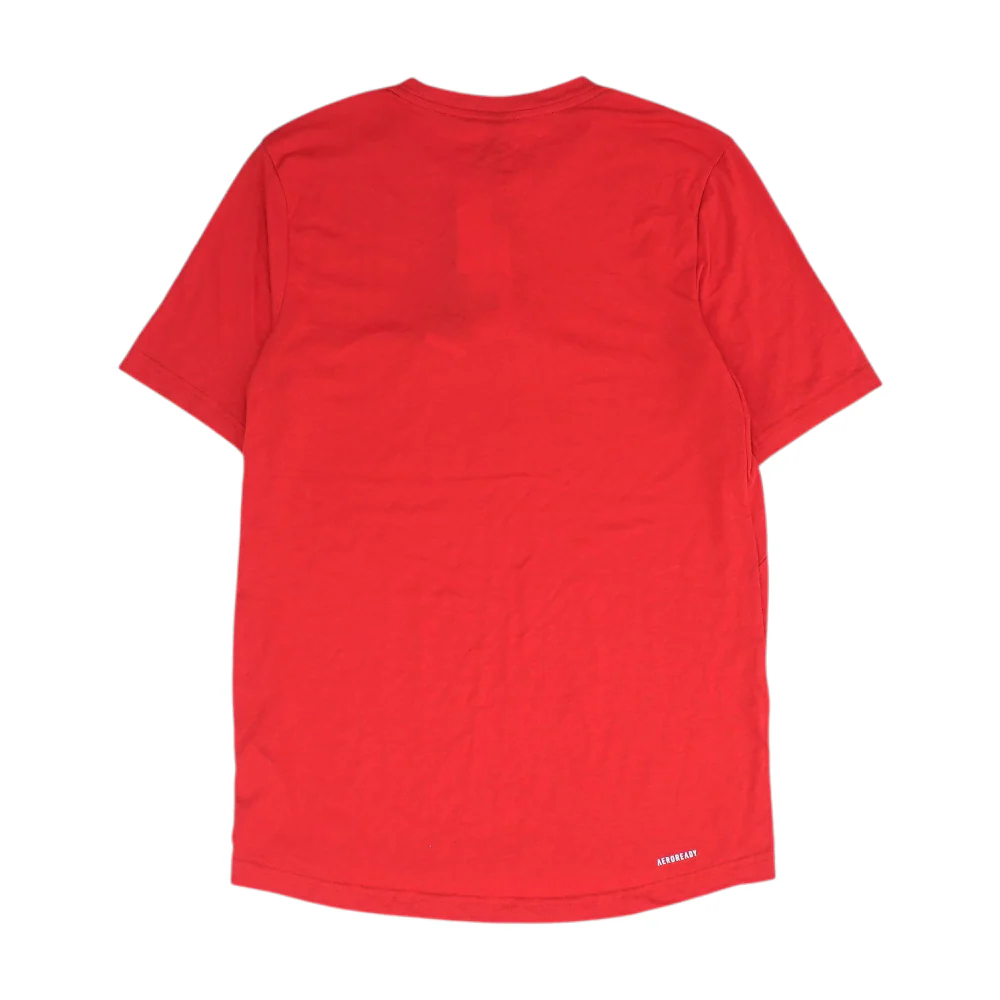 Red Solid T-Shirt - Image 2