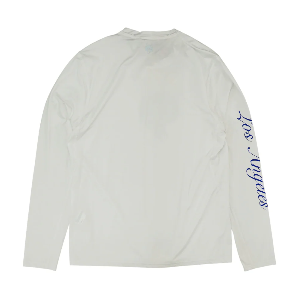 White Los Angeles Rams Solid Active T-Shirt - Image 2
