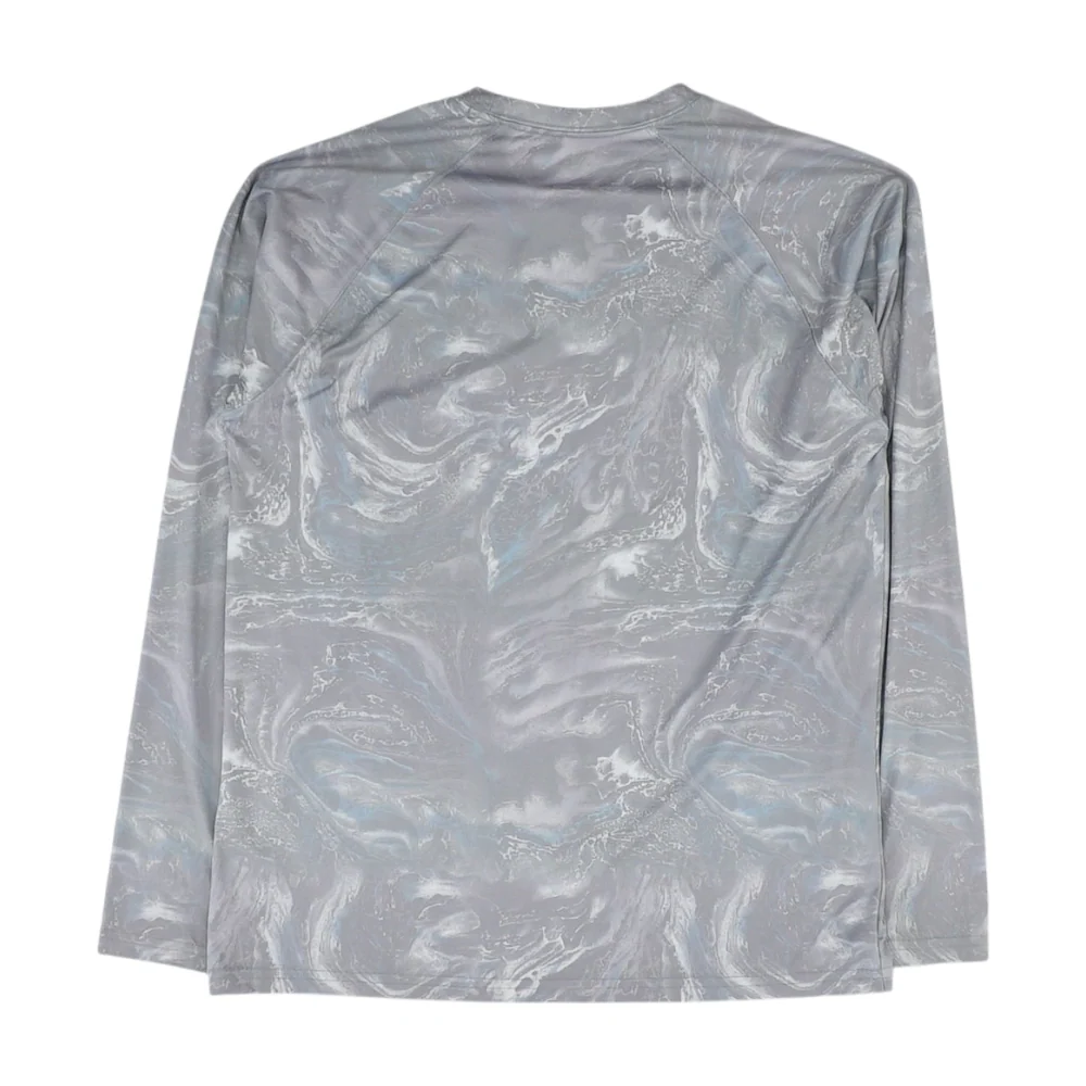 Gray Abstract Active T-Shirt - Image 2