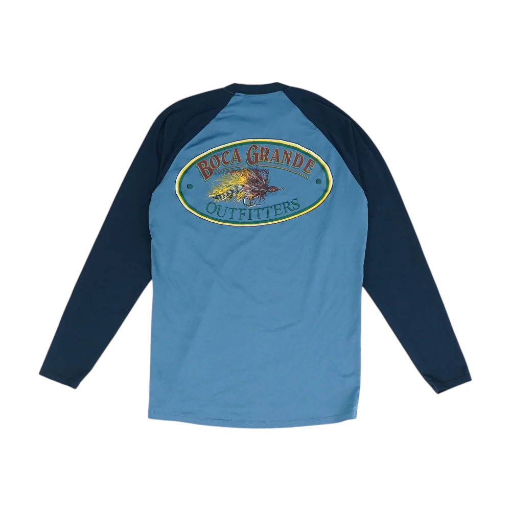 Blue Color Block Active T-Shirt - Image 2