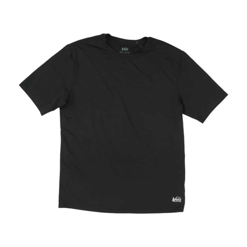Black Solid Active T-Shirt - Image 2