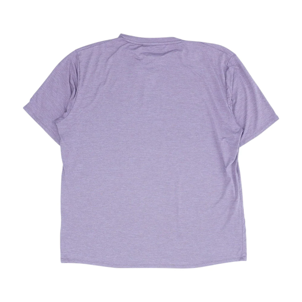 Purple Solid Active T-Shirt - Image 2