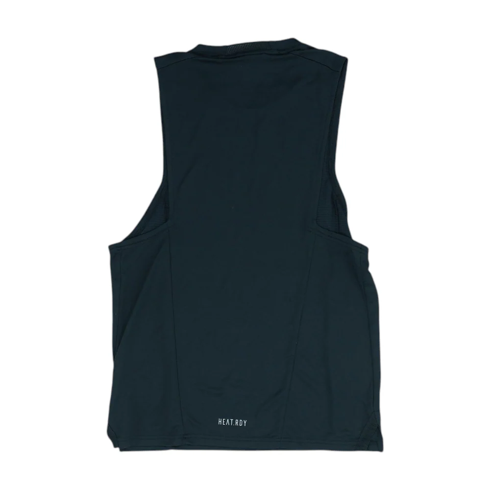 Black Solid Active Tank - Image 2