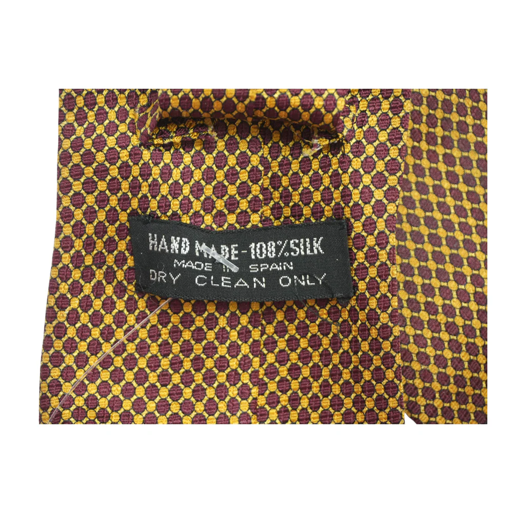 Gold Print Neck Tie - Image 3