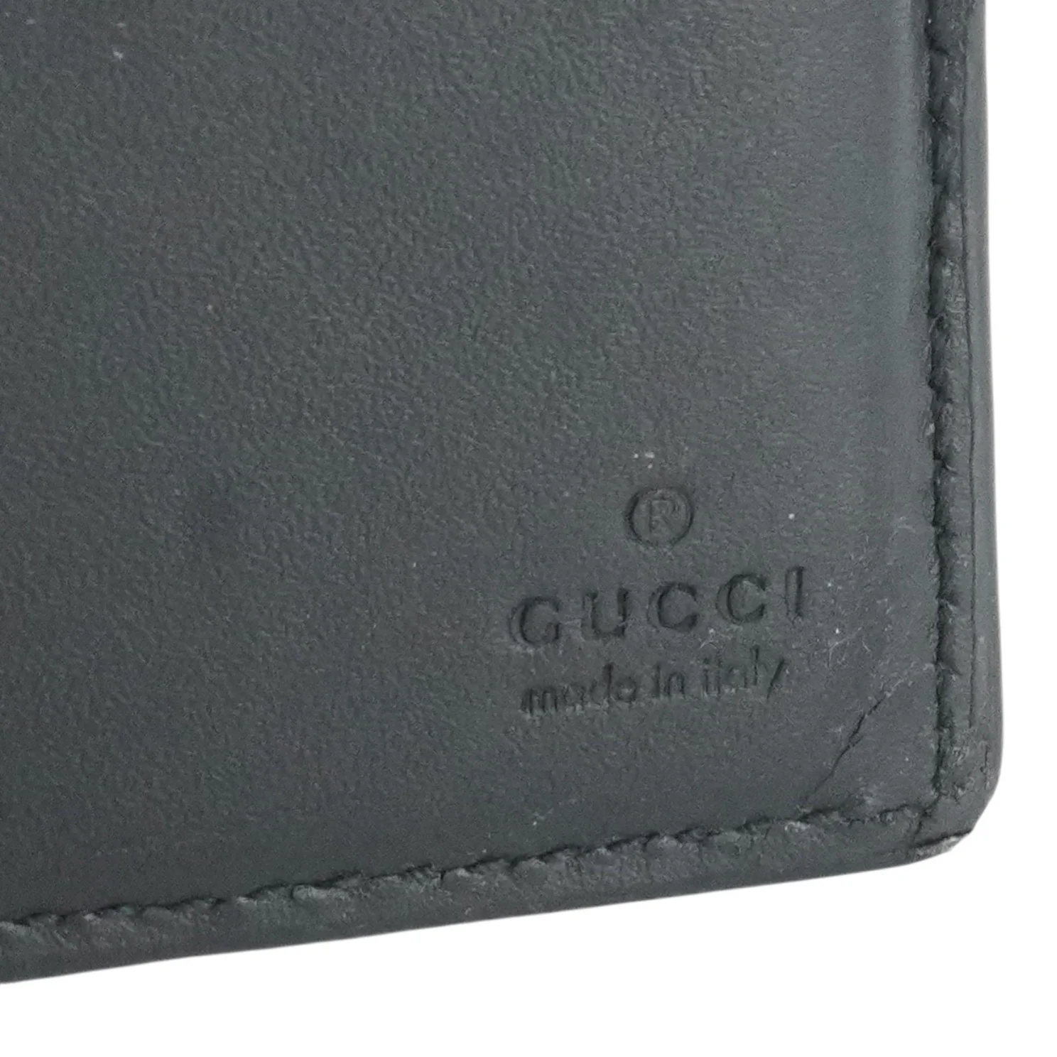 Black Guccissima Leather Bifold Wallet - Image 4