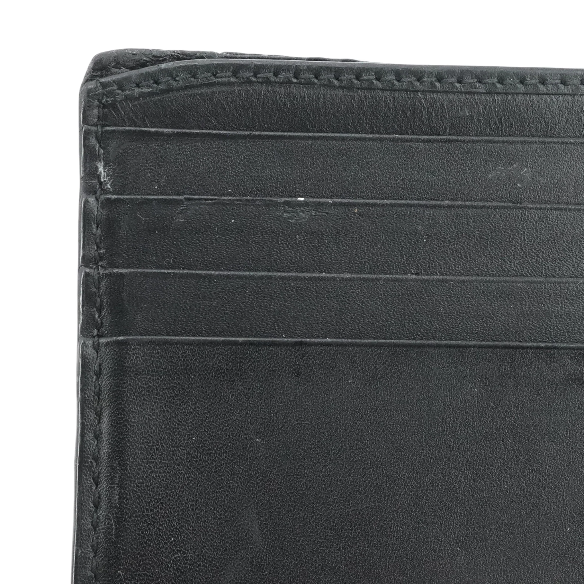 Black Guccissima Leather Bifold Wallet - Image 6