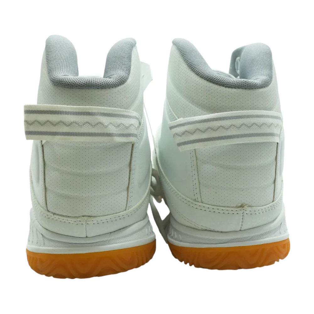 White Mid-Top Athletic Shoes - Image 2