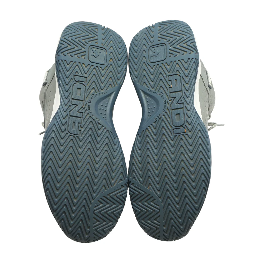 Gray Mid-Top Athletic Shoes - Image 3