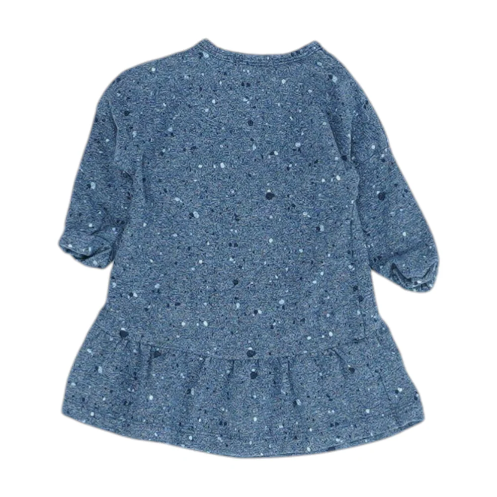 Navy Print Dress - Image 2