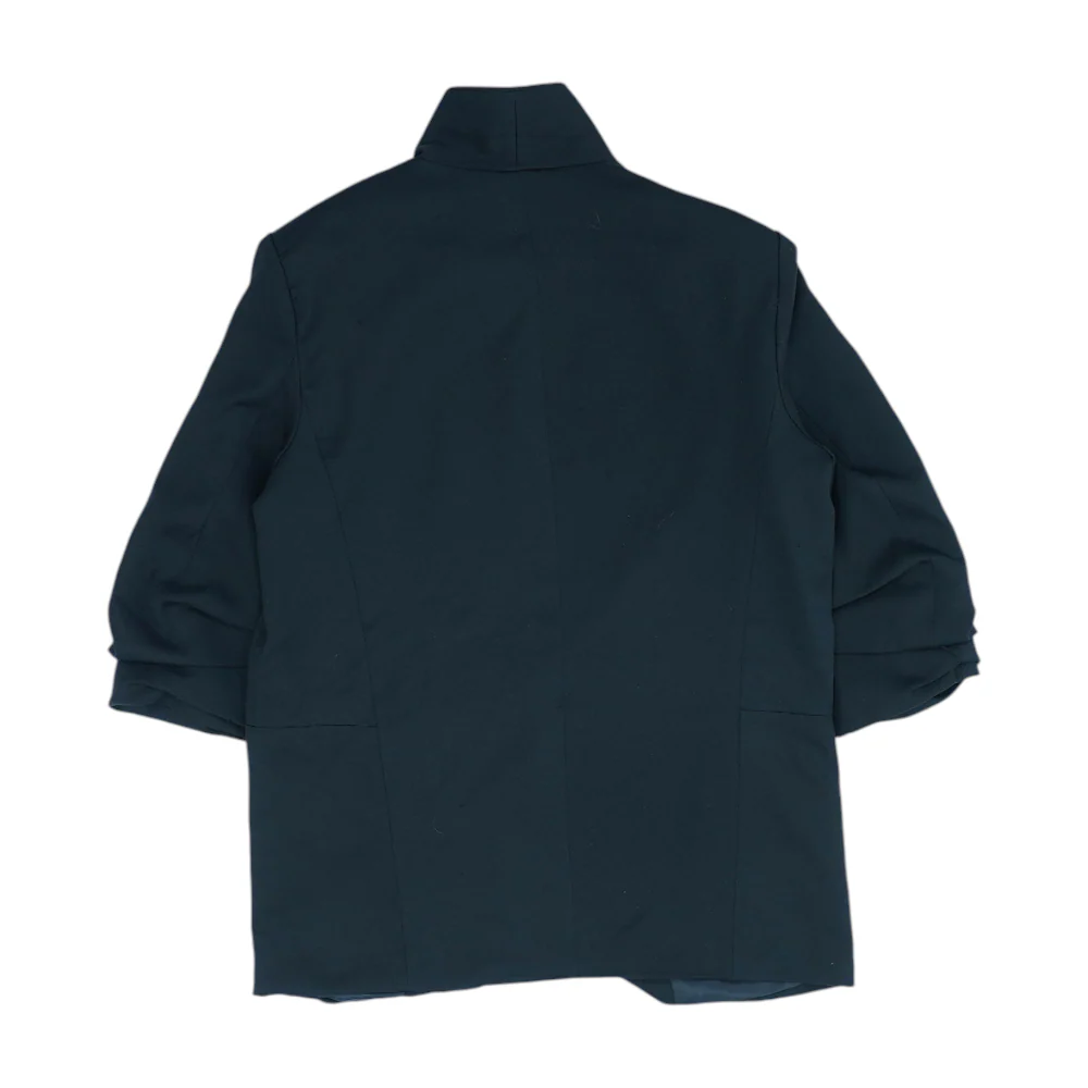Black Solid Blazer - Image 2