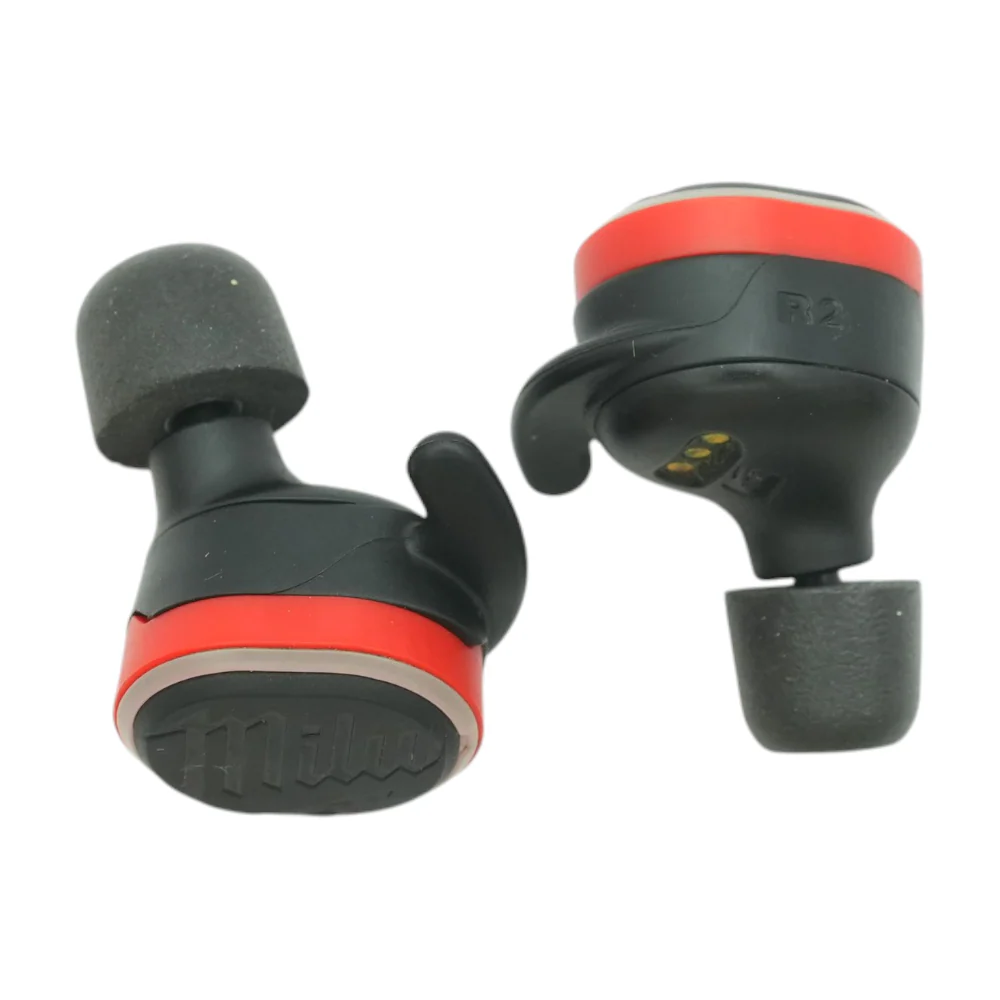 Red Jobsite Wireless Earbuds - Image 2