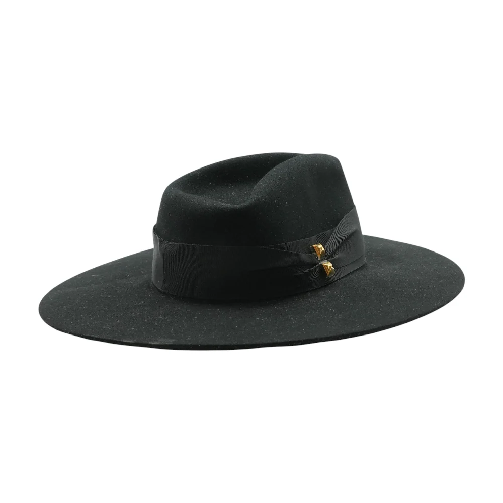 Black Medor Rabbit Felt Hat - Image 2