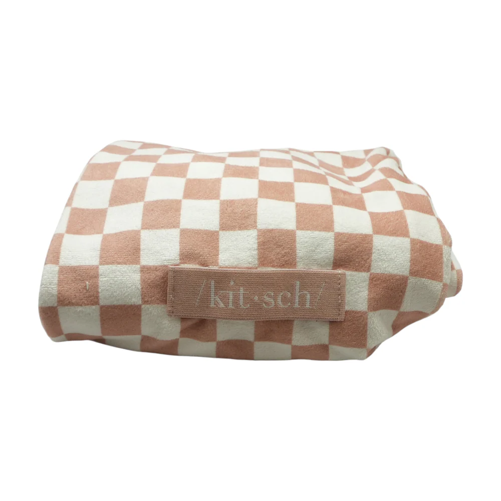 Beige Quick-Dry Hair Towel Wrap - Image 2