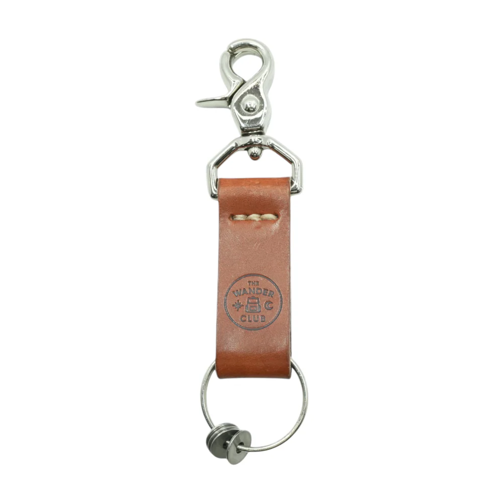 Brown Leather Key Chain